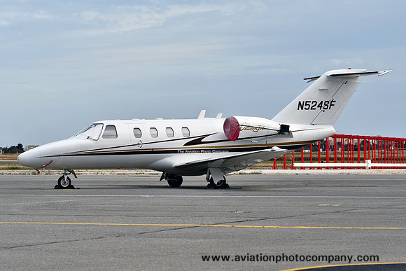 Christian Kropp Cessna 525 CitationJet N524SF at Malta Luqa (2017)