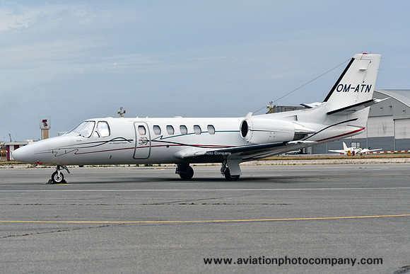 Air Transport Europe Cessna 550 Citation Bravo OM-ATN at Malta Luqa (2017)