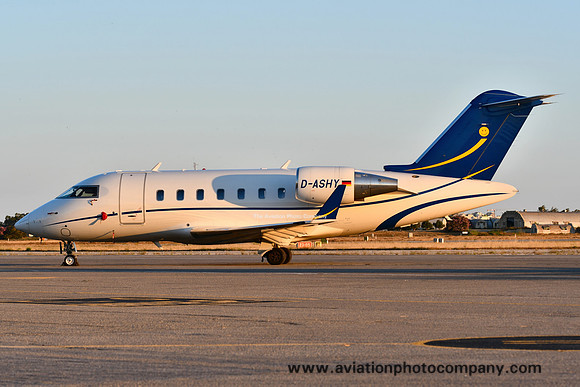 Proair Charter Transport Gmbh Bombardier Challenger 605 D-ASHY at Malta Luqa IAP (2017)