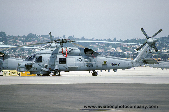 US Navy HSL-49 Sikorsky SH-60B Seahawk 162979/TX-103 (1991)