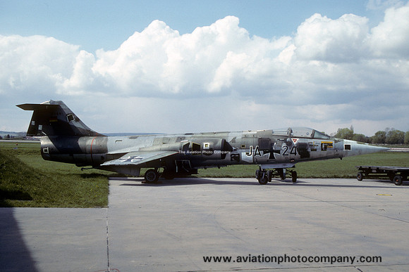 German Air Force Lockheed F-104G Starfighter JA+240 stored at Neuberg (1991)