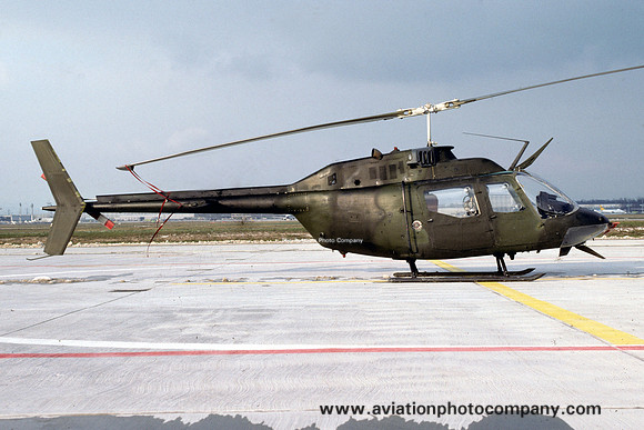 Canadian Air Force 444 Squadron Bell CH-136 Kiowa 136236 at Rhein Main (1990)