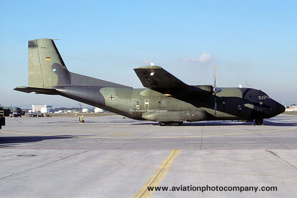 German Air Force LTG62 Transall C-160D 50+09 at Rhein Main (1991)