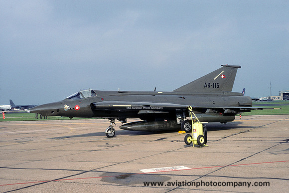 Danish Air Force Esk 729 SAAB Draken RF-35 AR-115 (1991)