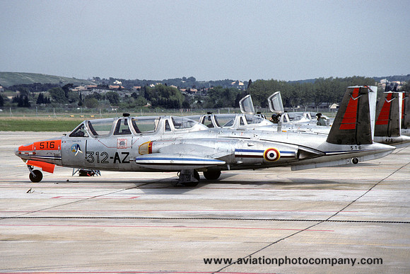 French Air Force GI312 Fouga CM.170 Magister 516/312-AZ (1991)