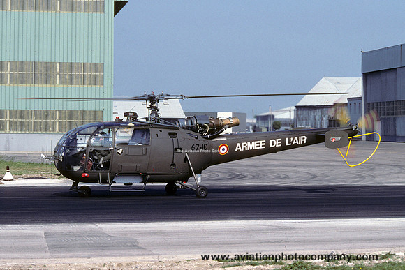 French Air Force EH5/67 Sud Alouette III 2101/67-IC (1991)