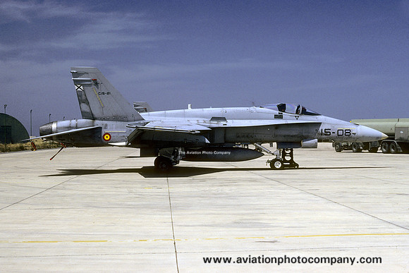 Spanish Air Force Ala 15 McDonnell Douglas EF-18M Hornet C.15-21/15-08 (1990)