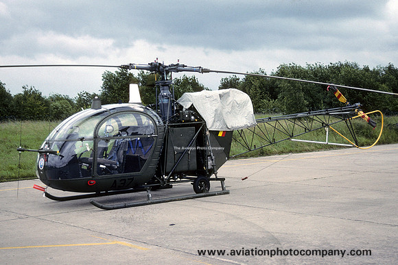 Belgian Army Sud Alouette II A37 (1990)