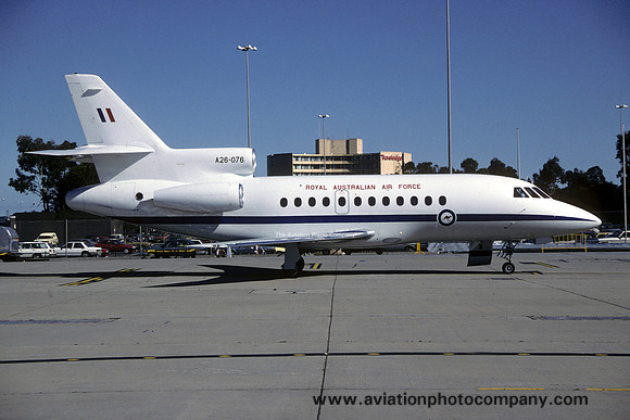 RAAF 34 Squadron Dassault Falcon 900 A26-076 (1990)
