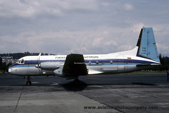 Ecuadorian Air Force Hawker Siddeley HS,748 FAE739/HC-BEY (1991)