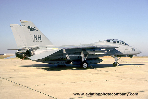 US Navy VF-114 Grumman F-14A Tomcat 159862/NH-105 (1986)