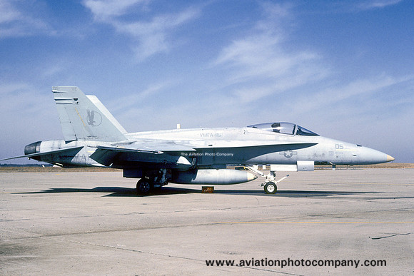 US Marines VMFA-115 McDonnell Douglas F/A-18A Hornet 161973/VE-05 (1988)