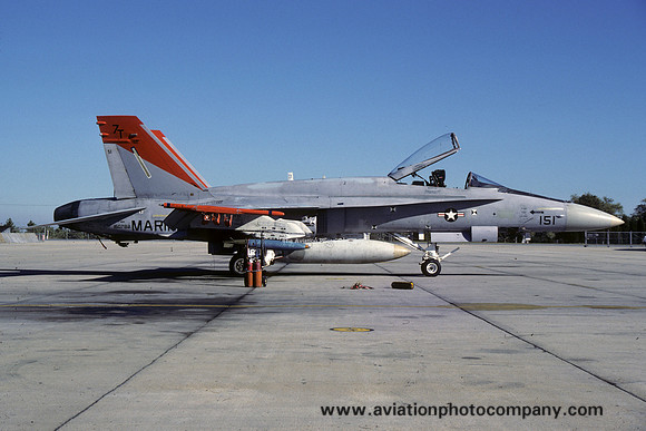 US Marines Naval Air Test Center McDonnell Douglas F/A-18A Hornet 160782/7T-151 (1986)