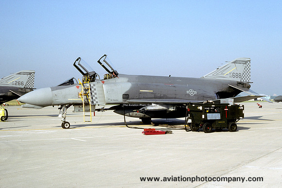 USAF Michigan Air National Guard 171st Fighter Interceptor Squadron McDonnell F-4D Phantom 65-0688 (1987)