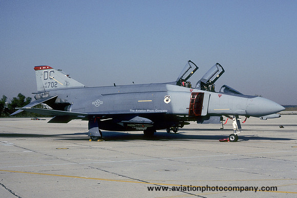 USAF District of Colombia Air National Guard 121st Tactical Fighter Squadron McDonnell F-4D Phantom 66-7702/DC (1987)