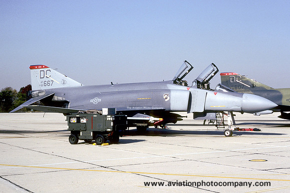 USAF District of Colombia Air National Guard 121st Tactical Fighter Squadron McDonnell F-4D Phantom 66-7667/DC (1987)