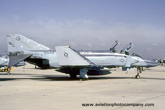 US Marines VMFA-321 McDonnell F-4S Phantom 155542/MG-04 (1987)