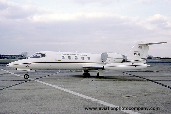 USAF 7005th Air Base Squadron Learjet C-21A 84-0082 (1988)