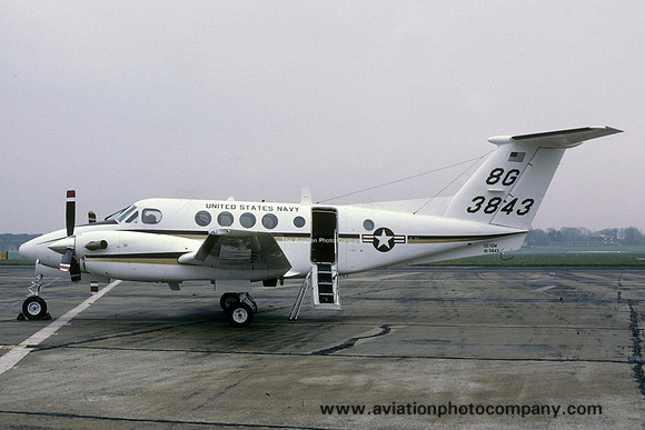 US Navy Mildenhall Beech UC-12M 163843/8G (1988)