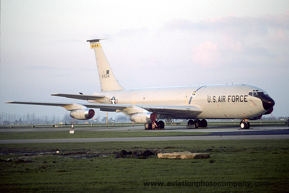 USAF 9th Strategic Reconnaissance Wing Boeing KC-135Q Stratotanker 59-1504 at RAF Mildenhall (1987)