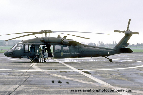 US Army SHAPE HQ Sikorsky UH-60A Blackhawk 86-24583 (1988)
