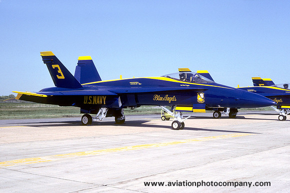 US Navy Blue Angels McDonnell Douglas F/A-18A Hornet 161521/3 (1988)