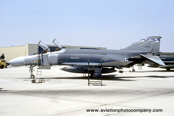 USAF California Air National Guard 196th Tactical Fighter Squadron McDonnell F-4C Phantom 63-7689 (1986)