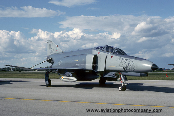 USAF New Jersey Air National Guard 141st Tactical Fighter Squadron McDonnell F-4E Phantom 68-0357/NJ (1988)