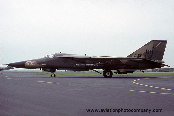 USAF 20th Tactical Fighter Wing General Dynamics F-111E Aardvark 68-0055/UH (1988)