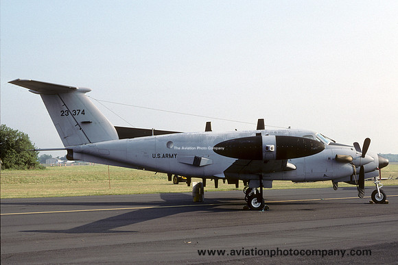 US Army 2nd Military Intelligence Battalion Beech RC-12D Guardrail 80-23374 (1988)