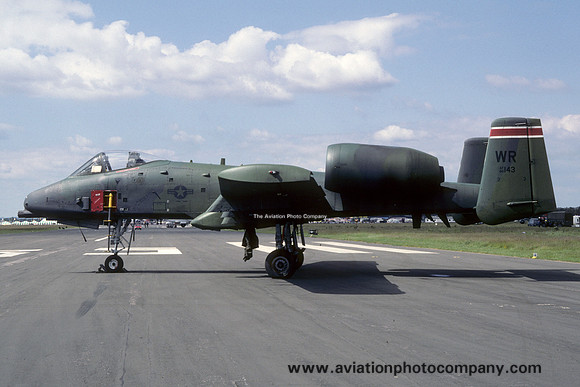 USAF 81st Tactical Fighter Wing 78th Tactical Fighter Squadron Fairchild A-10A Thunderbolt 80-0143/WR (1988)