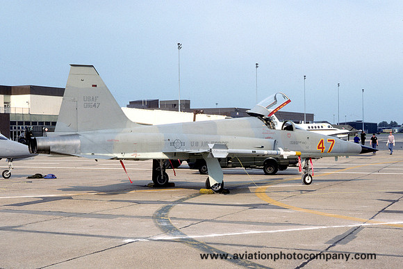 USAF 527th Aggressor Squadron Northrop F-5E 74-1547 at the Mildenhall Air Fete (1988)