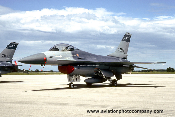 USAF Florida Air National Guard 159th Fighter Interceptor Squadron GD F-16A Fighting Falcon 81-0695 (1988)