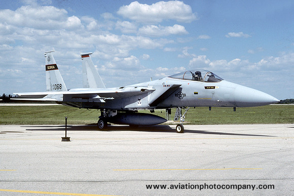 USAF Georgia Air National Guard 128th Tactical Fighter Squadron McDonnell Douglas F-15A Eagle 75-0068 (1988)