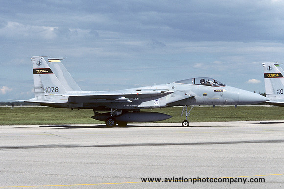 USAF Georgia Air National Guard 128th Tactical Fighter Squadron McDonnell Douglas F-15A Eagle 75-0078 (1988)