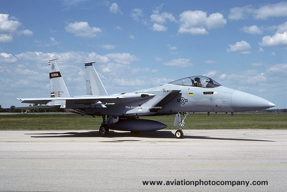 USAF Georgia Air National Guard 128th Tactical Fighter Squadron McDonnell Douglas F-15A Eagle 75-0068 (1988)