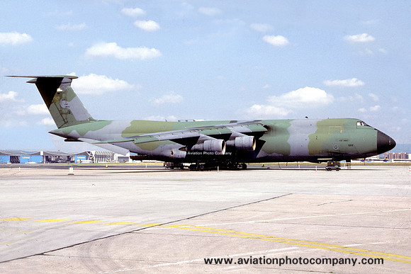USAF New York Air National Guard 137th Military Airlift Squadron Lockheed C-5A Galaxy 68-0212 at Rhein Main (1988)