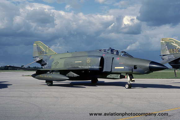 USAF Mississippi Air National Guard 153rd Tactical Reconnaissance Squadron McDonnell RF-4C Phantom 65-0931 (1988)
