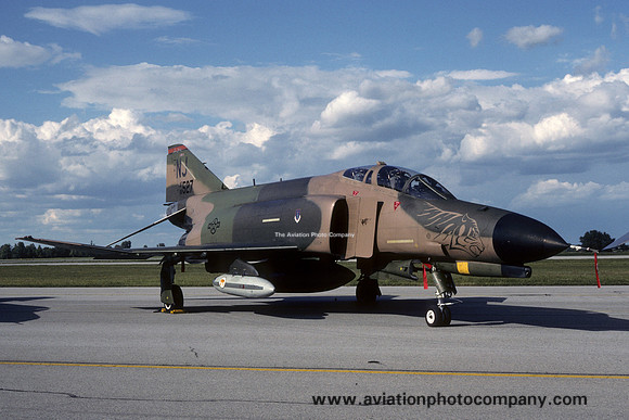 USAF New Jersey Air National Guard 141st Tactical Fighter Squadron McDonnell F-4E Phantom 68-0527/NJ (1988)