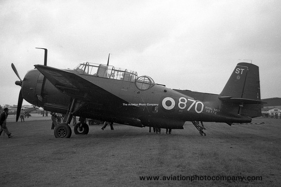 Royal Navy 1841 Squadron Grumman Avenger AS.4 XB372/ST870 (1956)