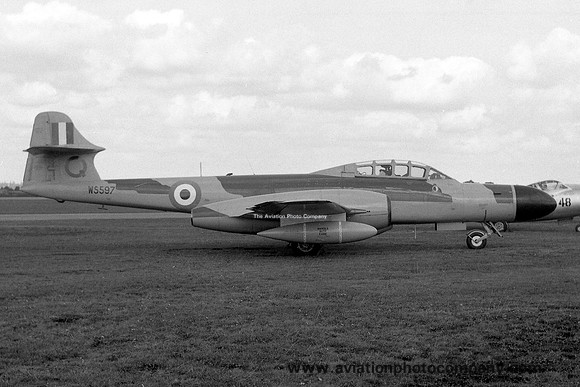 RAF Central Signals Establishment Gloster Meteor NF.12 WS597/Q (1957)