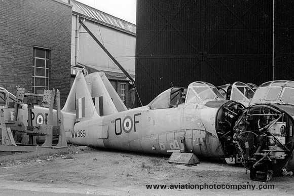 RAF Percival Provost T.1 WW389 at Luton (1963)