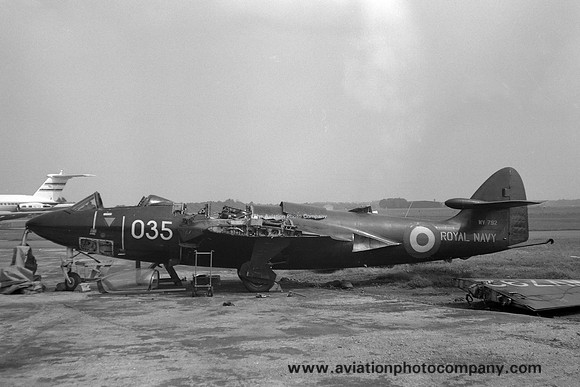 Royal Navy Fleet Requirements Unit Hawker Sea Hawk FGA.4 WV792 at Hurn