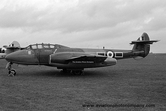 RAF Gloster Meteor T.7 WL349/Z (1974)