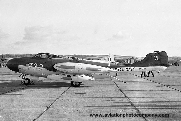 Royal Navy ADS De Havilland Sea Venom FAW.22 XG729/VL733 (1969)