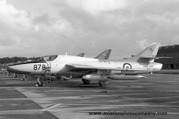 Royal Navy FRADU Hawker Hunter T.8 WT722/VL878 (1983)