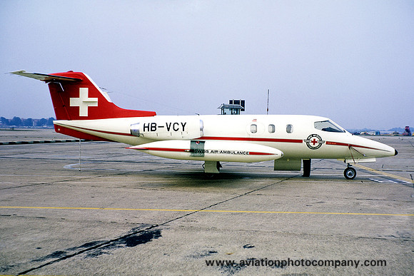 Swiss Air Ambulance Learjet 24XR HB-VCY