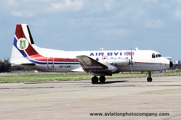 Air BVI Hawker Siddeley HS.748 VP-LVN (1986)