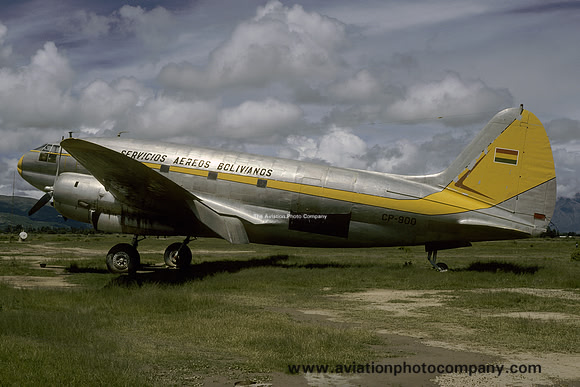 Servicios Aereos Bolivianos Curtiss C-46D Commando CP-900 (1986)