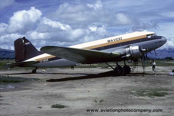SAVCO Douglas C-47B CP-1668 (1986)